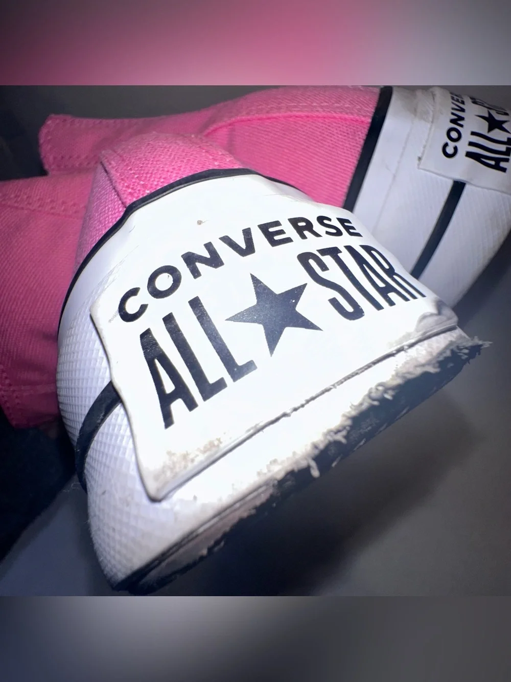 Converse Chuck Taylor All Star Lift Unisex Pink Platform Sneakers M6.5 W8.5